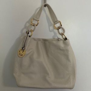 Cream color Michael Kors purse